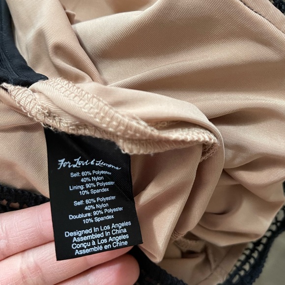 NWT FOR LOVE AND LEMONS Temecula Set Skirt Top L - Picture 16 of 16